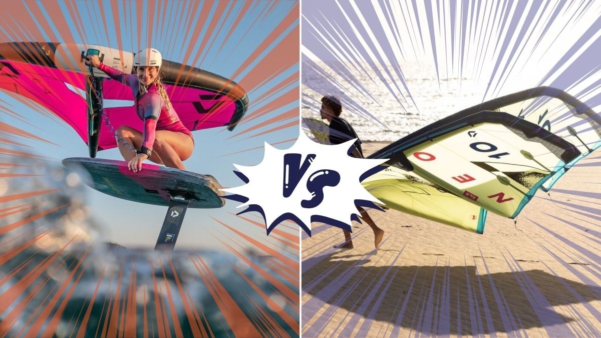Wing Foiling vs. Kitesurfing: Which Watersport is Right for You? - Skymonster Watersports