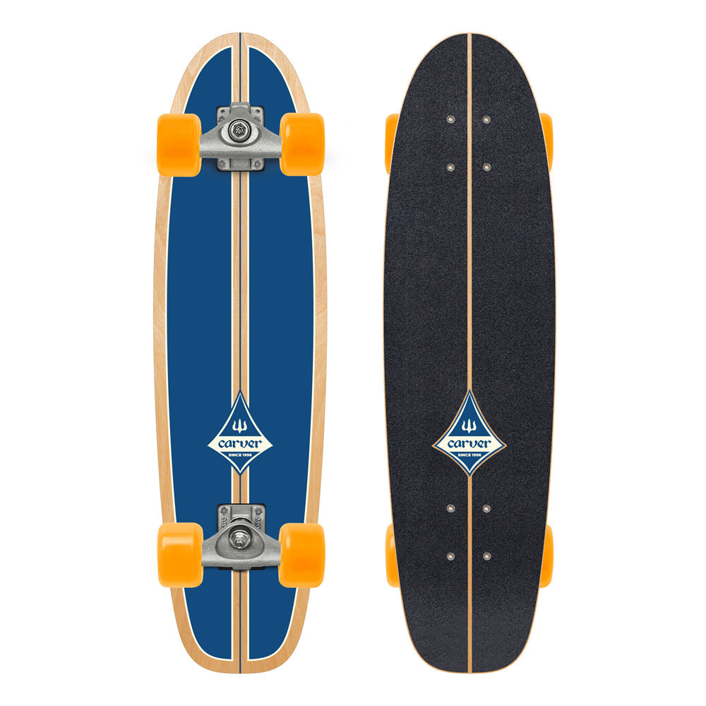 Carver Skateboards - 29" Surfrider Blue - C5 Complete