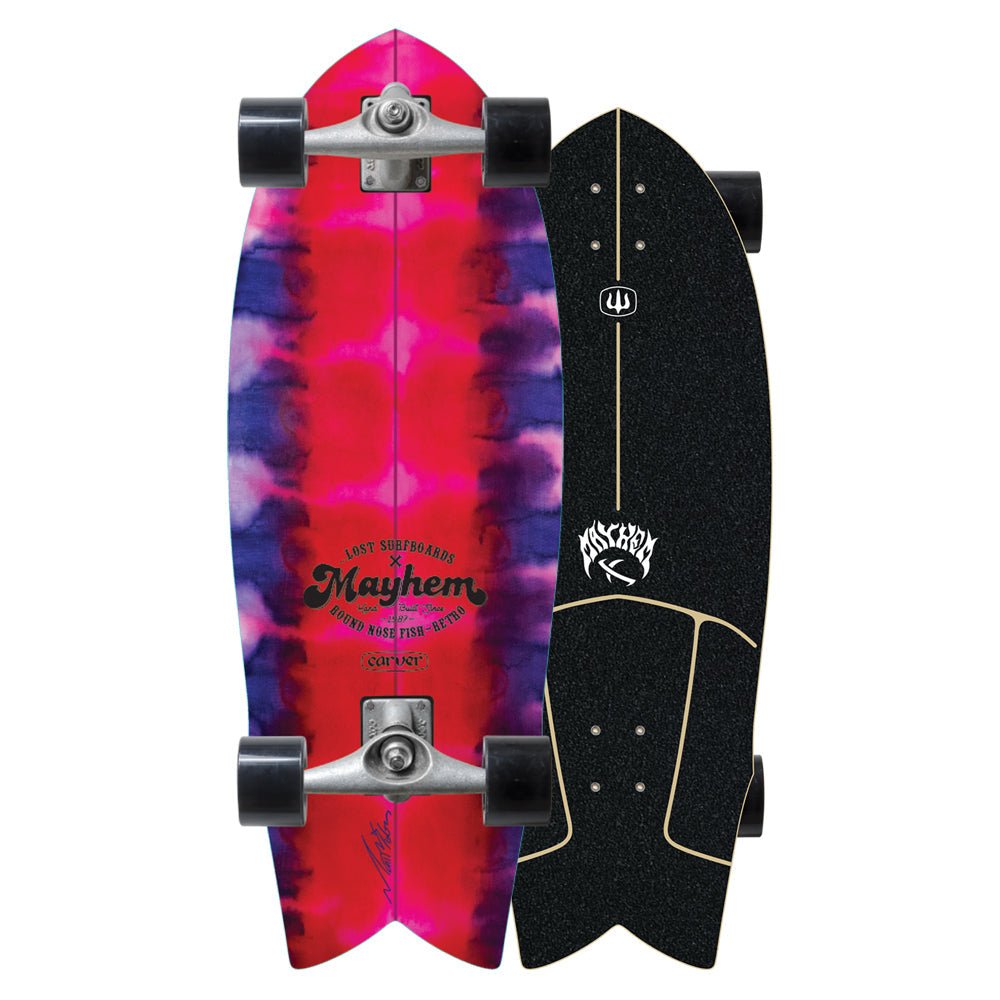 Carver Skateboards - 29.5" ...Lost RNF Retro Tie Dye - CX Complete - Skymonster Watersports