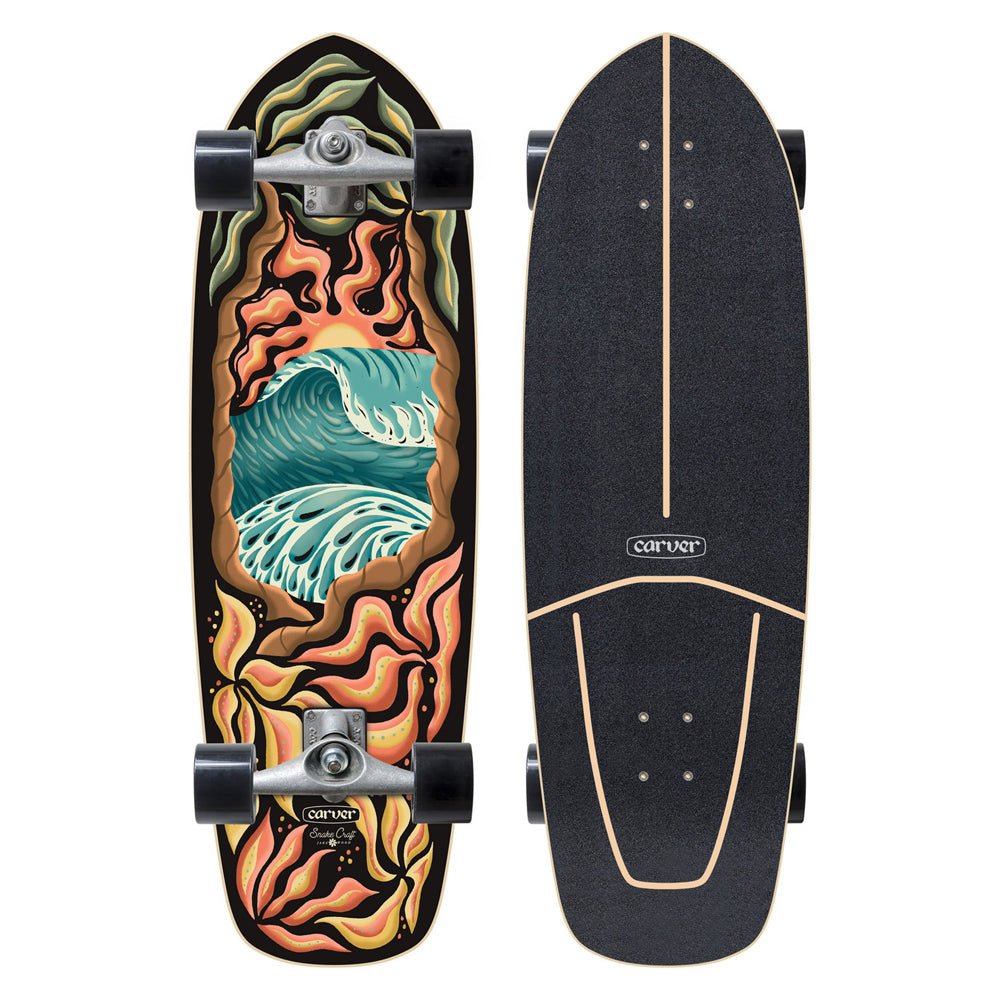 Carver Skateboards - 32" Psychedelic Sunset - CX Complete - Skymonster Watersports