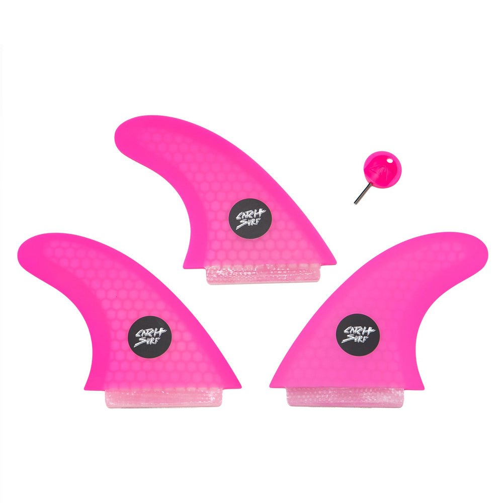 Catch Surf - Ultra Hi - Perf Tri Fin Kit - Pink - Skymonster Watersports