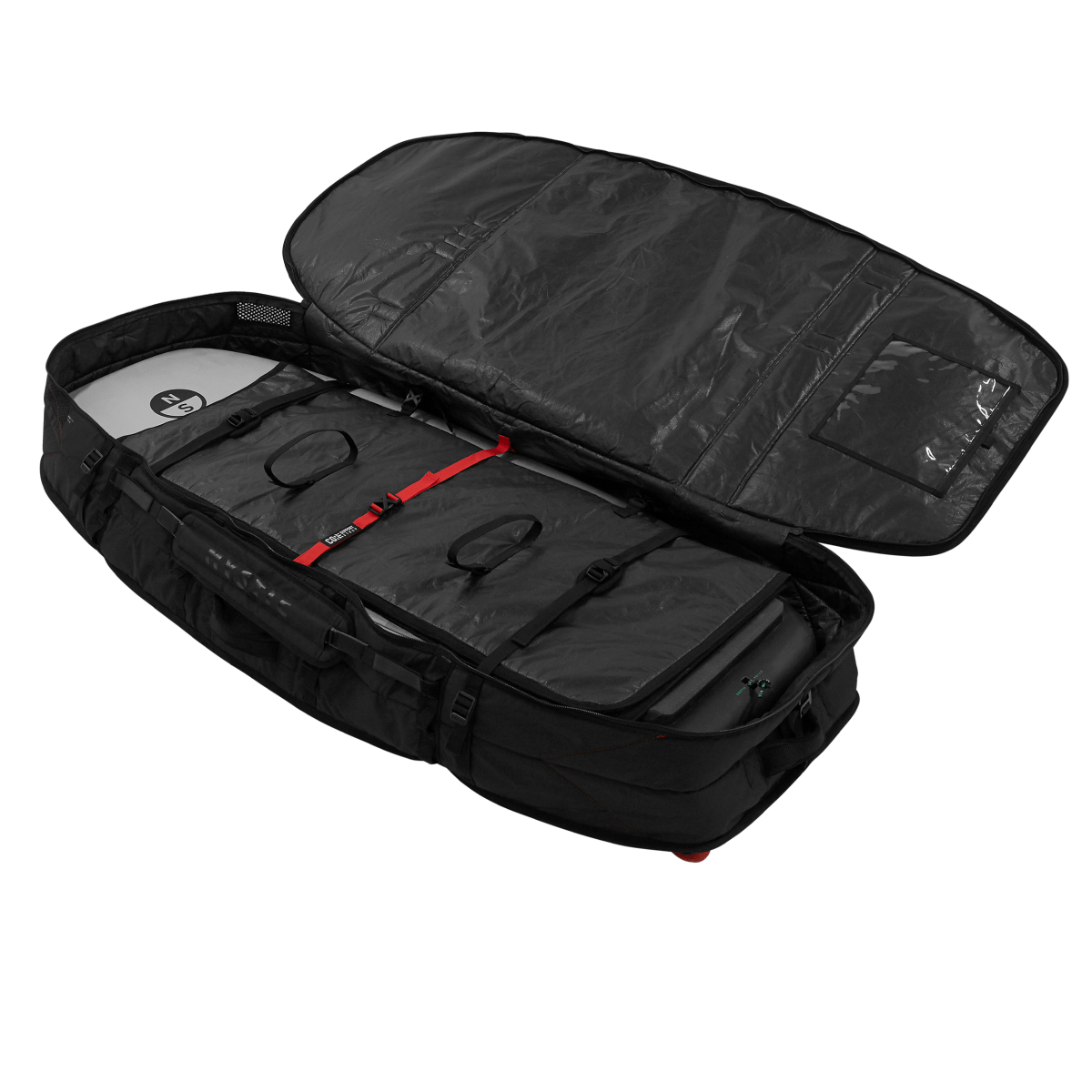 Mystic Saga Foil Travel Boardbag with Wheels 2025 - Skymonster Watersports