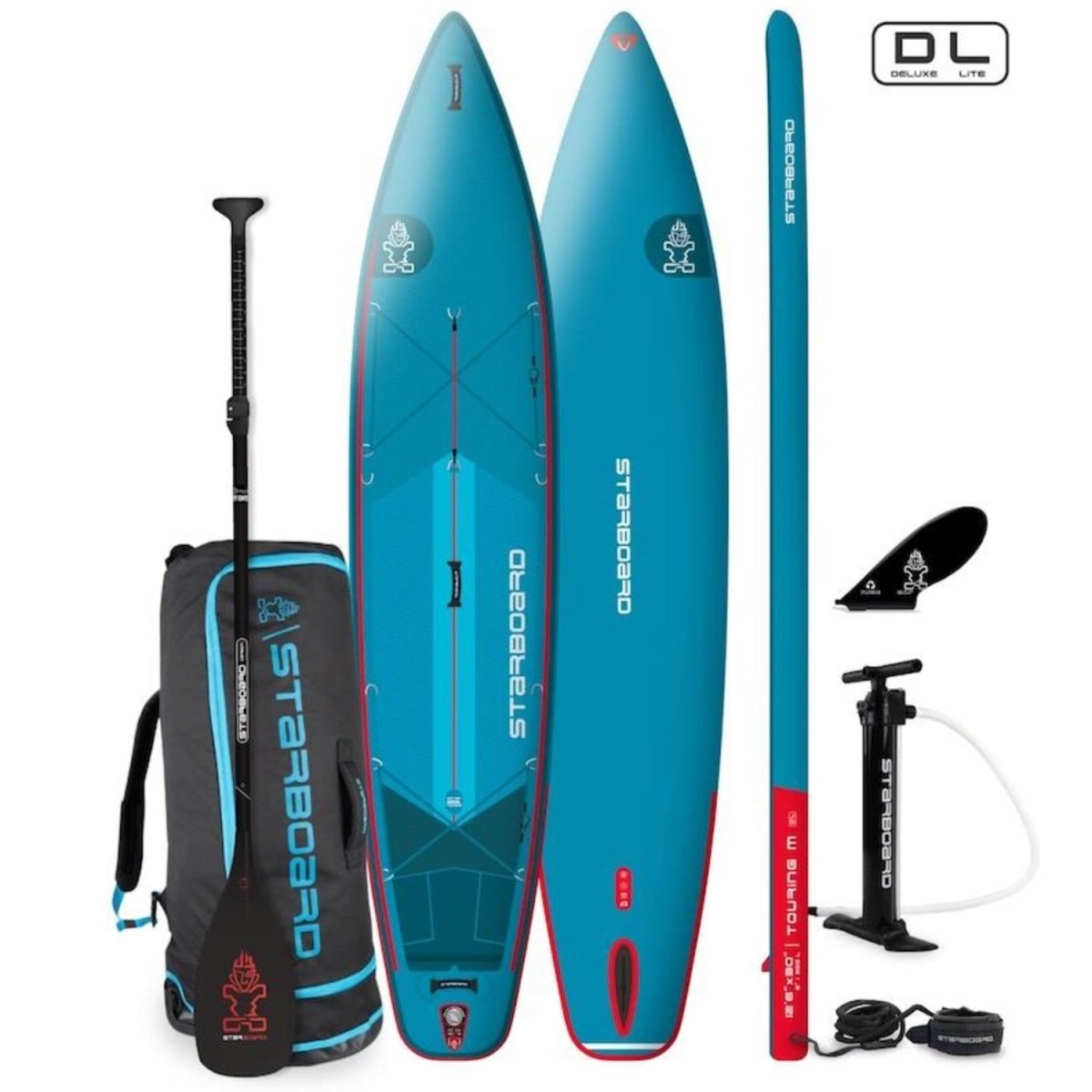 Starboard 12 ft 6 Touring Deluxe Lite - Skymonster Watersports