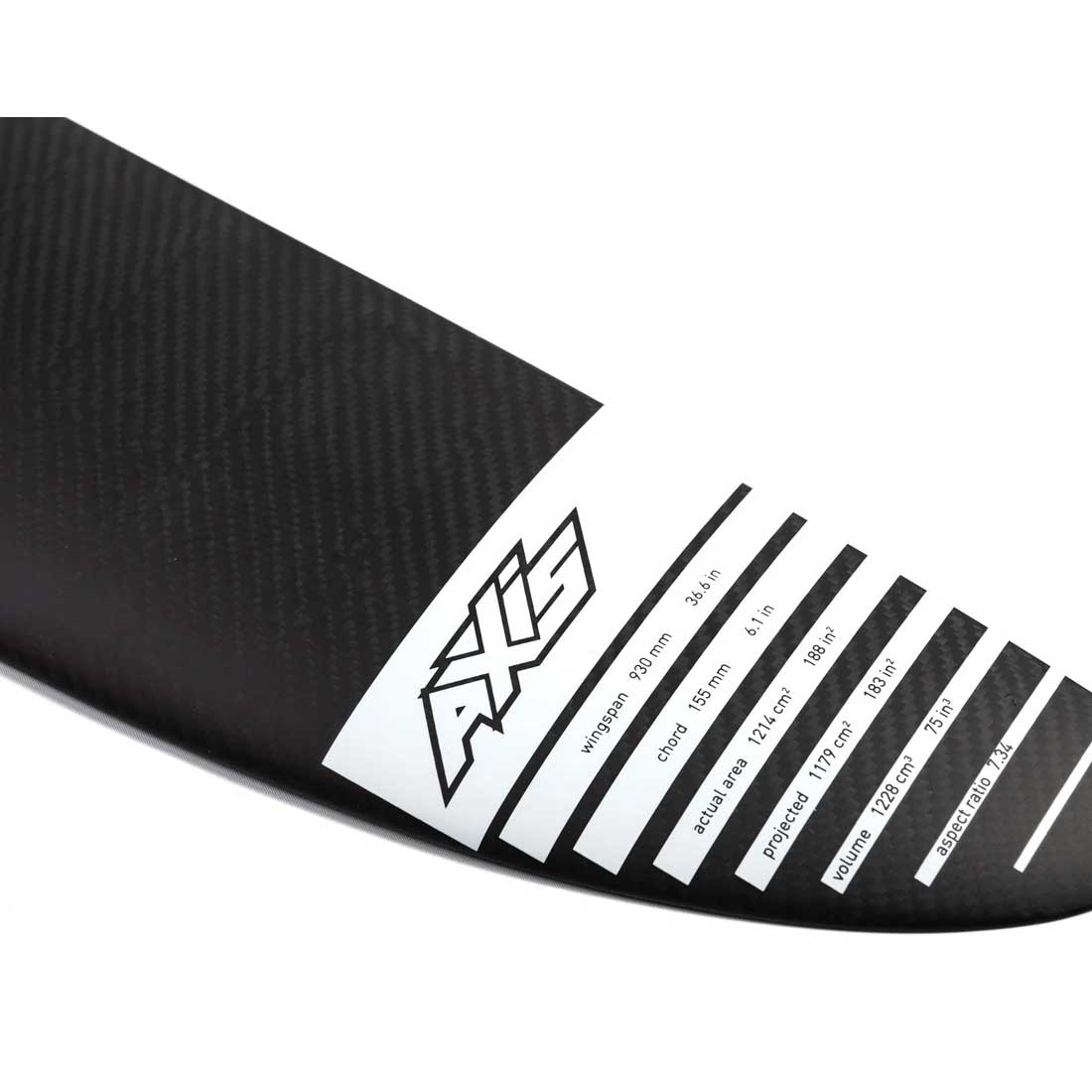 Axis HPS 930 Carbon Hydrofoil Wing - Skymonster Watersports