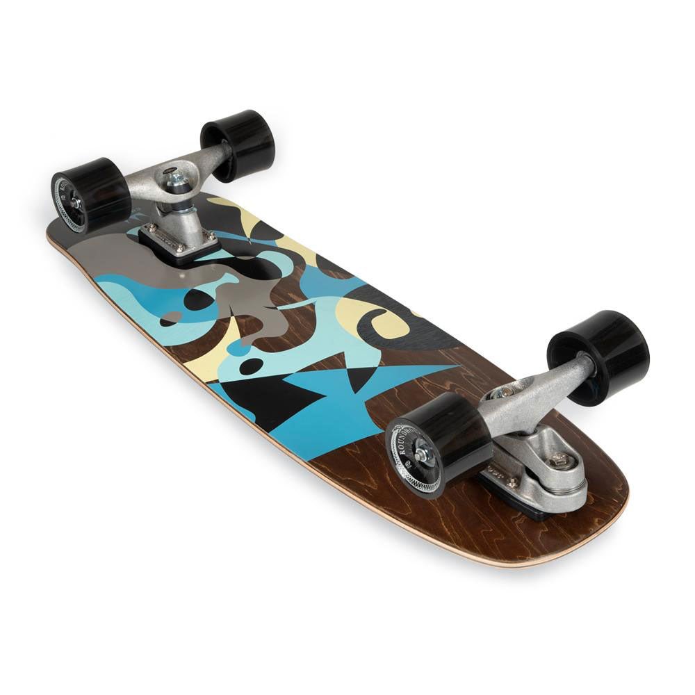 Carver 30" Blue Ray Surfskate Skateboard - Skymonster Watersports