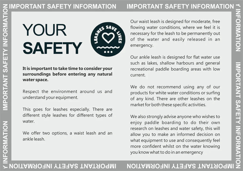 ESEA Strap Rapid Release SUP Waist Leash - Skymonster Watersports