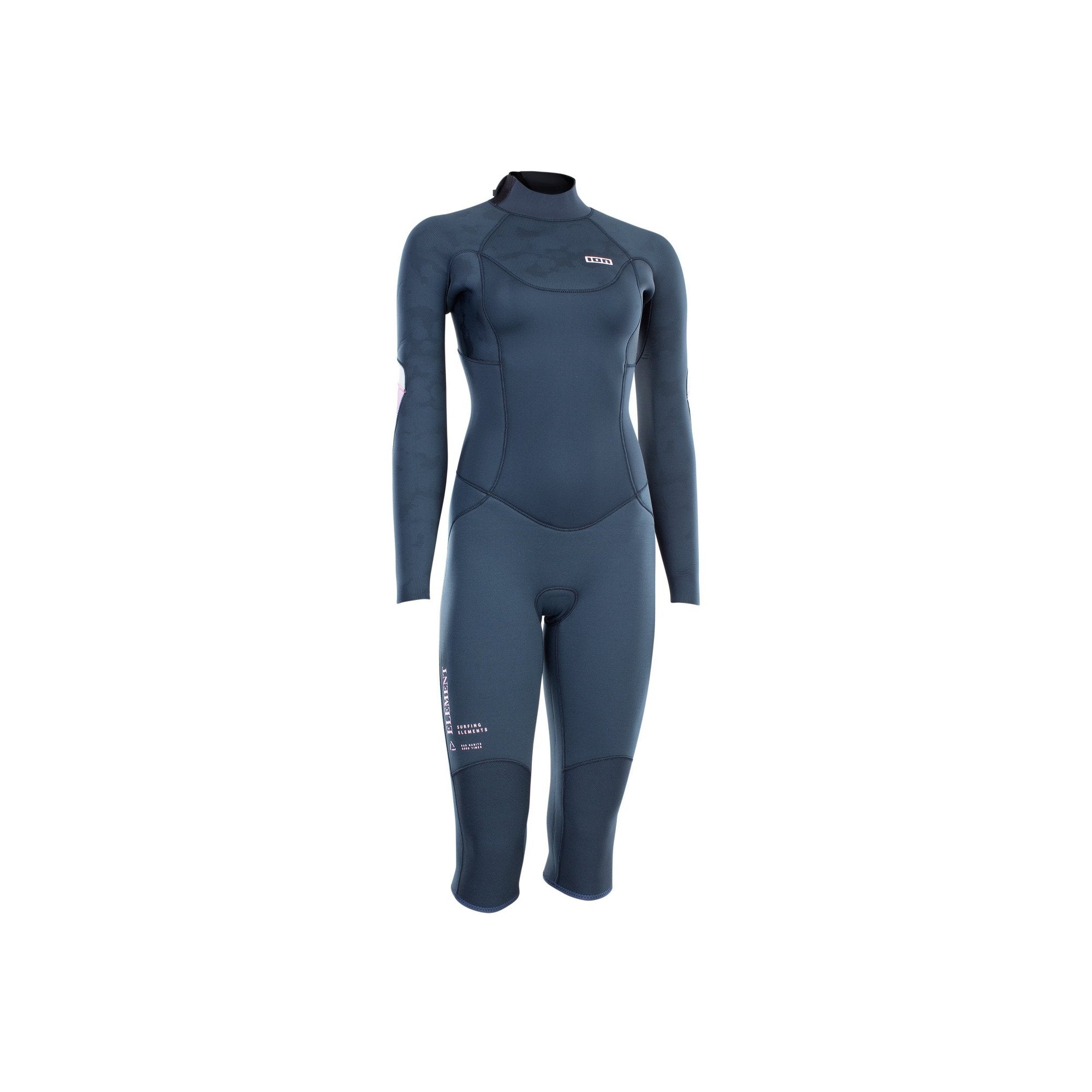 Ion Element Shorty 4/3 Overknee Womens Wetsuit Back Zip - Dark Blue - Skymonster Watersports