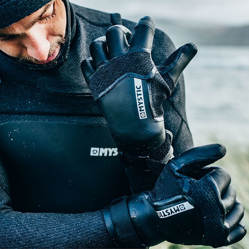 Mystic Supreme 5mm Gloves - Pre Curved Claws - Skymonster Watersports