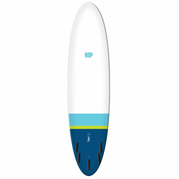 NSP 7 2 Elements Funboard Surfboard Tail Dip Navy Skymonster