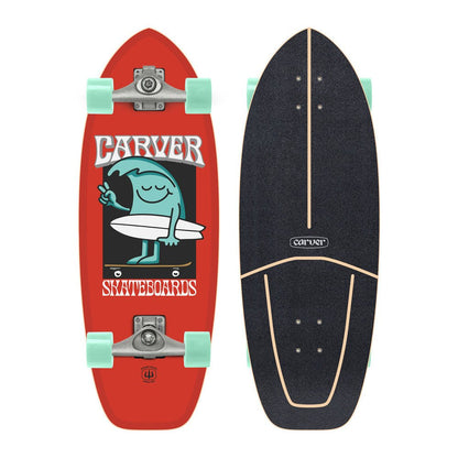 Carver Skateboards - 28&quot; Wavy Davy - C5 Complete - Skymonster Watersports