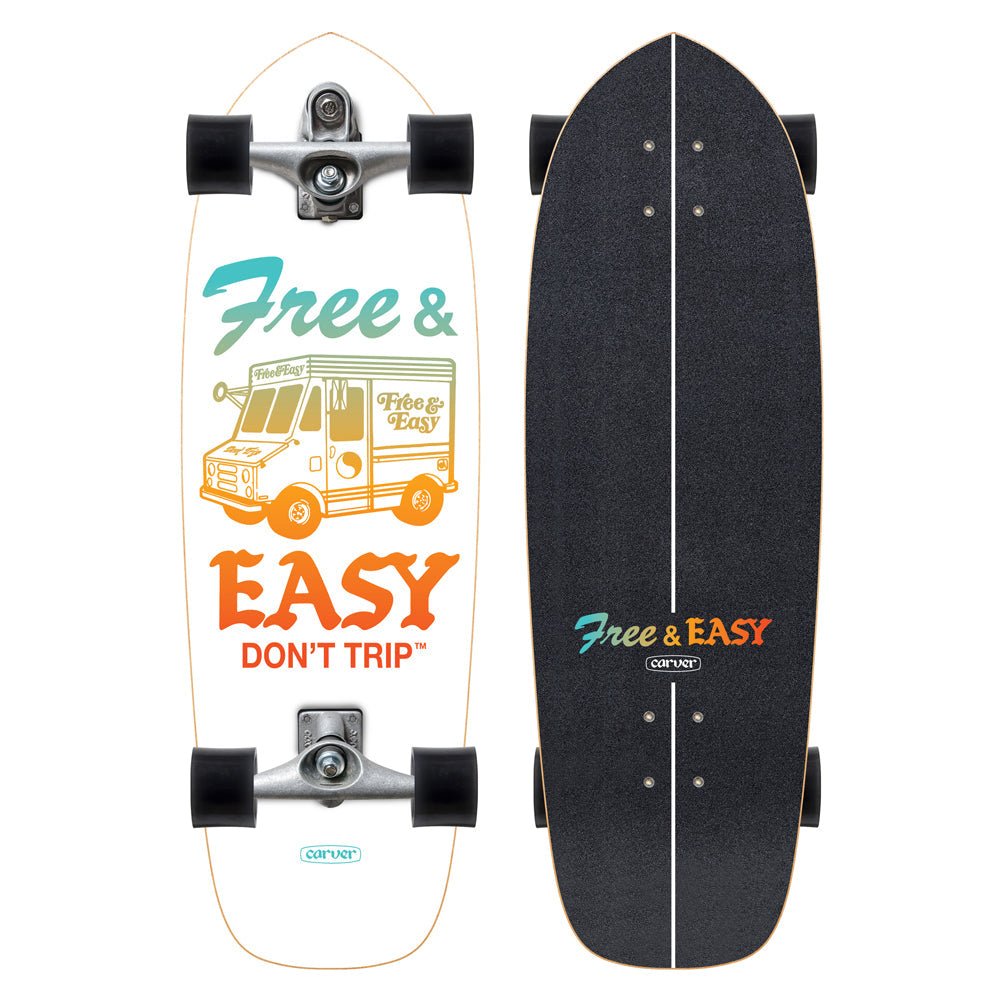 Carver Skateboards - 30.75&quot; Free &amp; Easy Paleta - C7 Complete - Skymonster Watersports