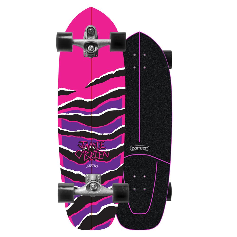 Carver Skateboards - 33.5&quot; JOB Pink Tiger - C7 Complete - Skymonster Watersports