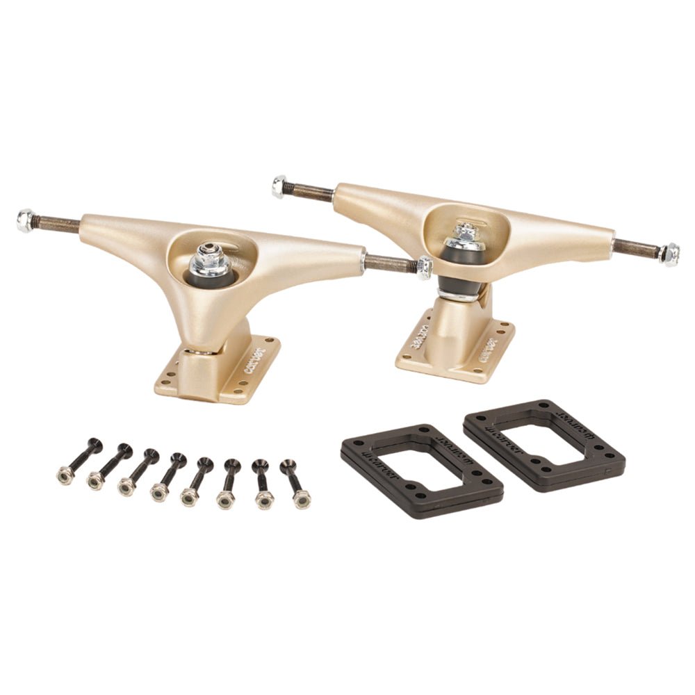 Carver Skateboards - 6.5&quot; CX Truck Set - Bel Air Gold Metallic - Skymonster Watersports