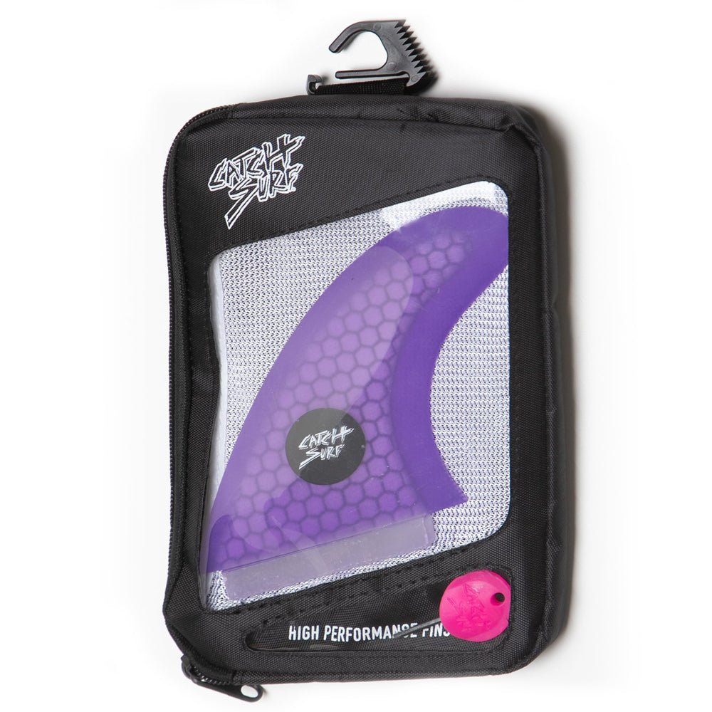 Catch Surf - Ultra Hi - Perf Quad Fin Kit - Purple - Skymonster Watersports