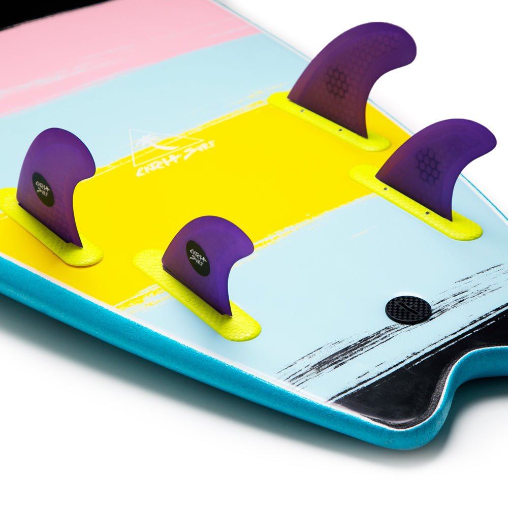 Catch Surf - Ultra Hi - Perf Quad Fin Kit - Purple - Skymonster Watersports
