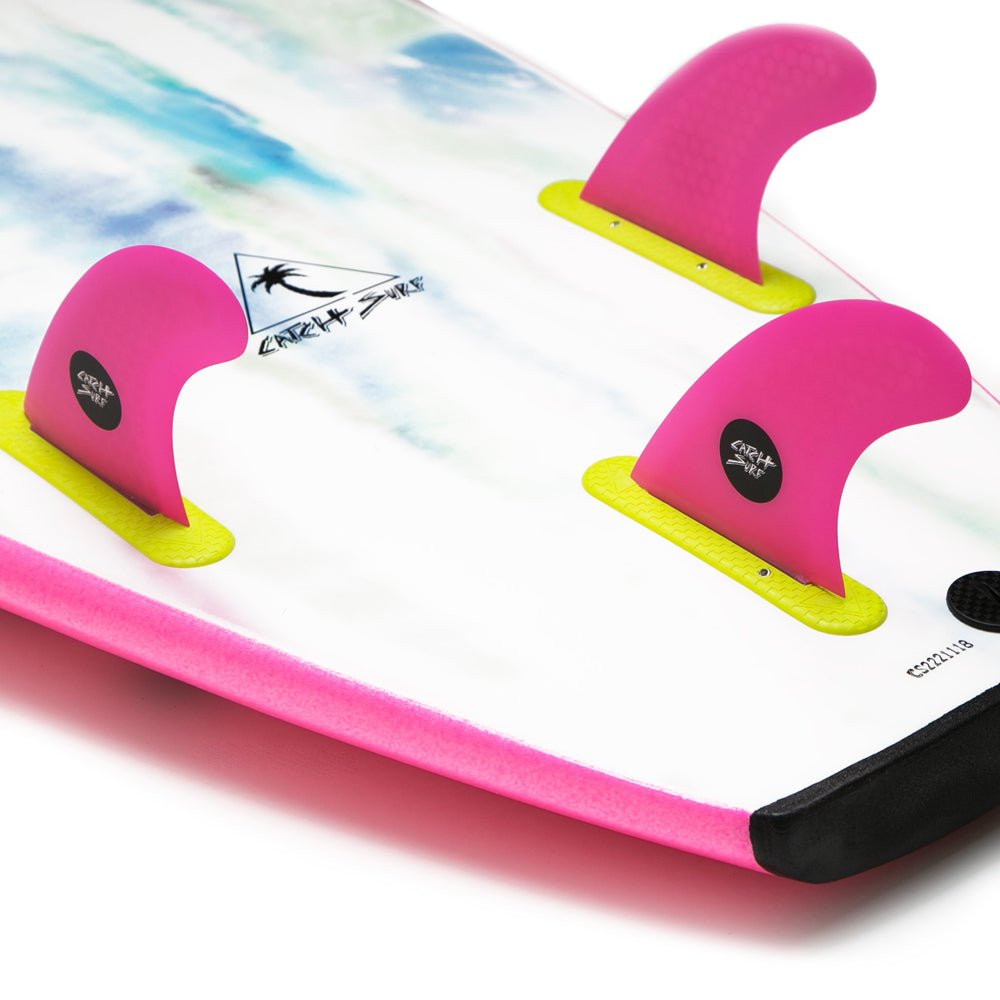 Catch Surf - Ultra Hi - Perf Tri Fin Kit - Pink - Skymonster Watersports