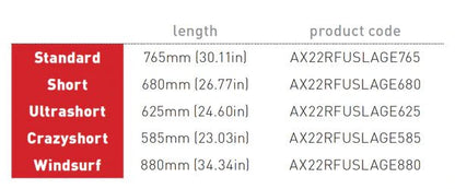 Axis Red Standard Fuselage - Skymonster Watersports