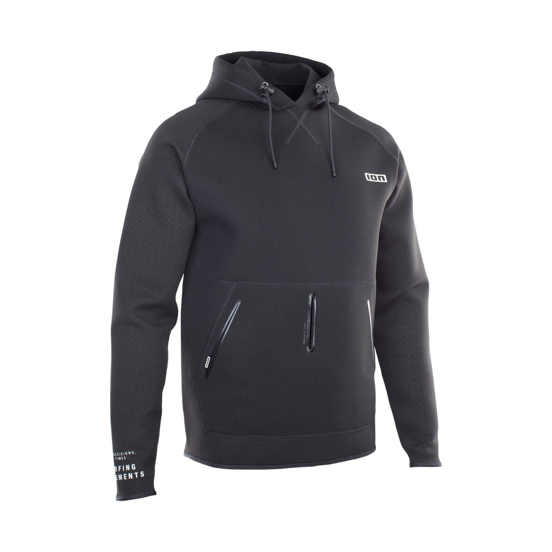 Ion Neo Neoprene Hoody Lite - Black - Skymonster Watersports