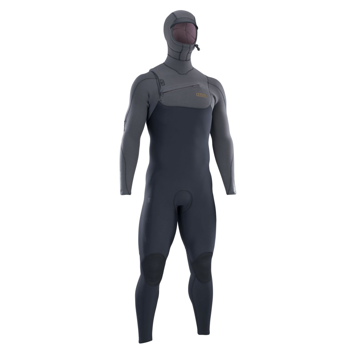 ION Seek Amp 6/5 Hood Front Zip 2023 - Skymonster Watersports