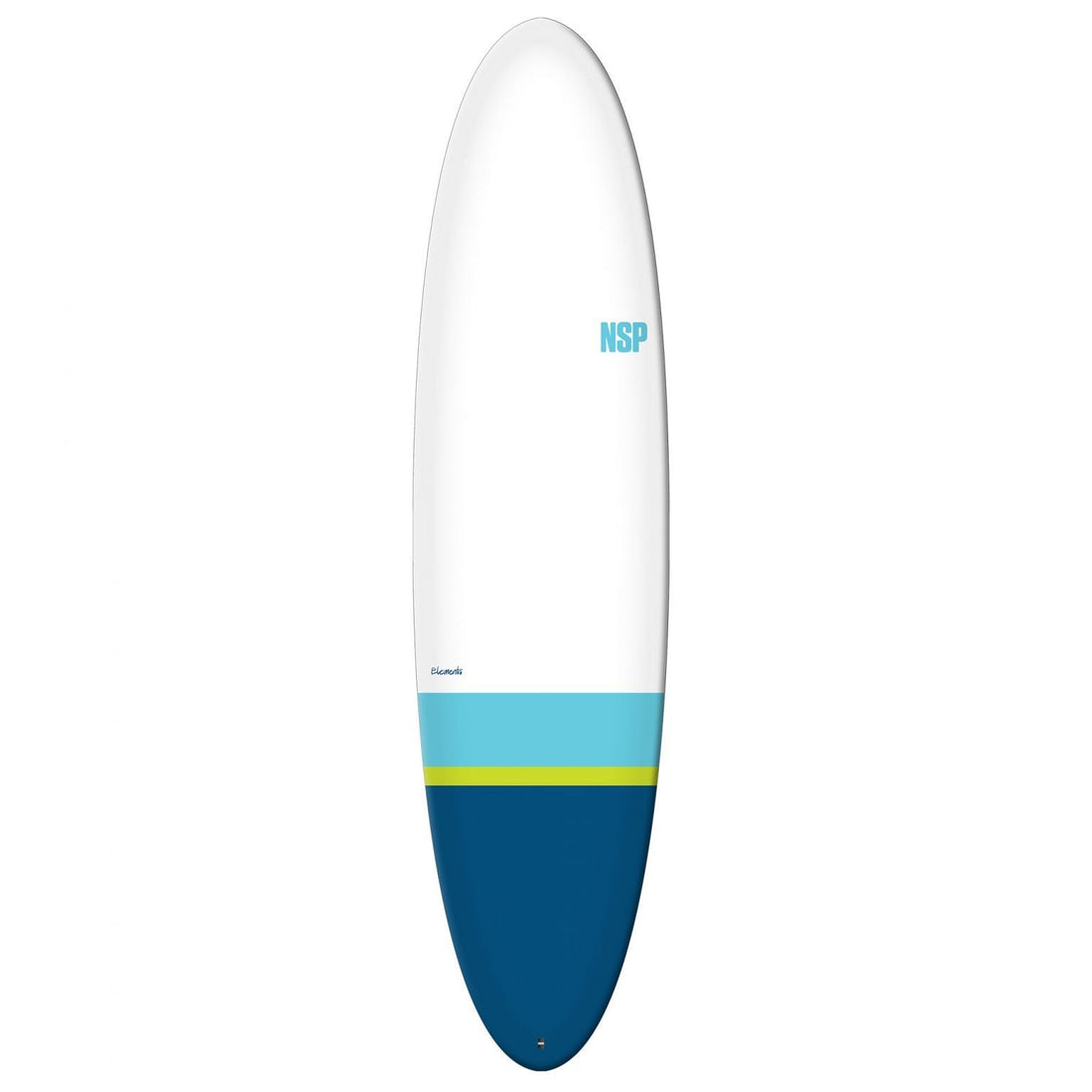 NSP 7’2 Elements Funboard Surfboard Tail Dip Navy - Skymonster Watersports