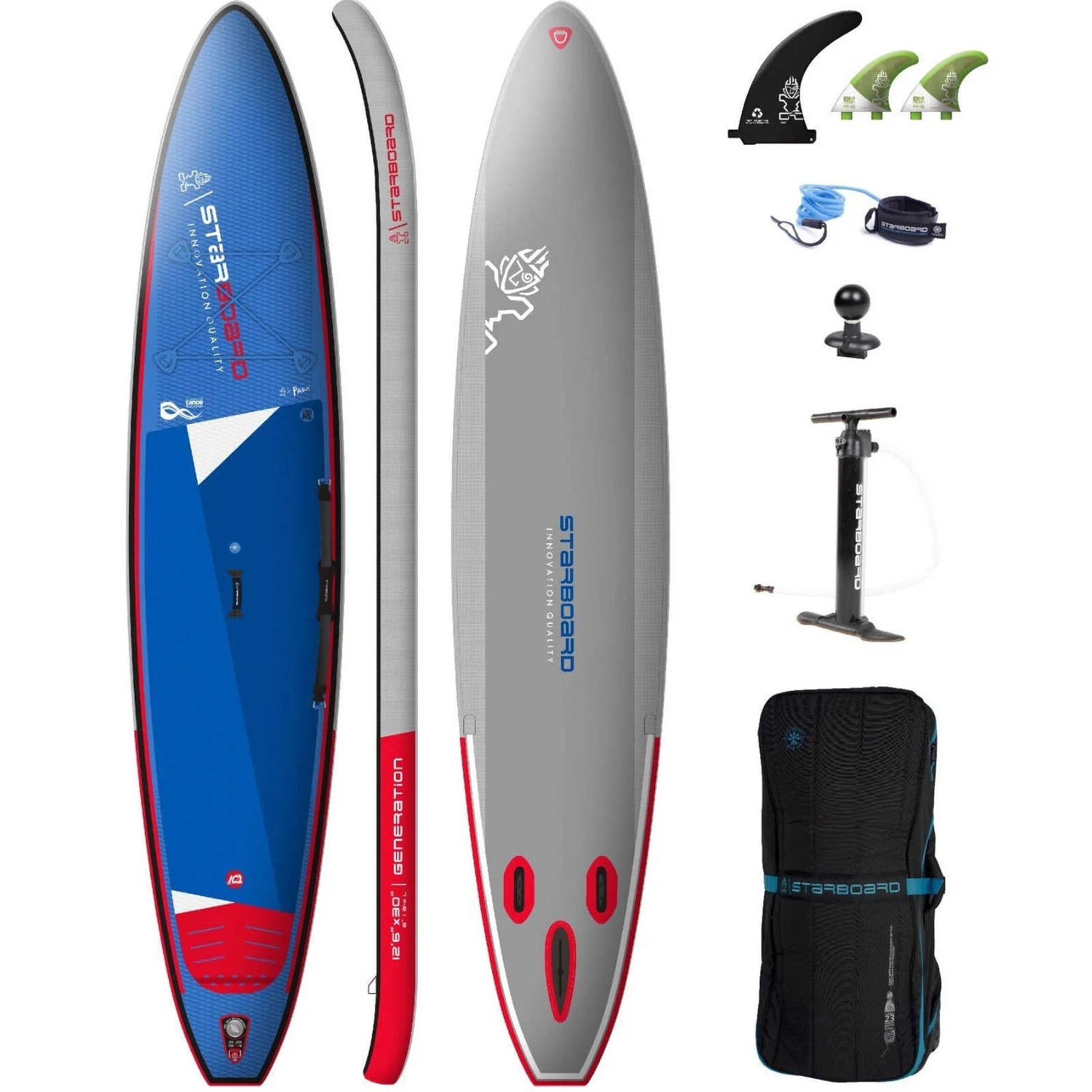 Starboard Generation 12'6 Inflatable Deluxe SUP - 2023 Starboard Generation 12'6 Inflatable Deluxe SUP - 2023
